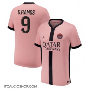 Paris Saint-Germain Goncalo Ramos #9 Terza Maglia 2024-25 Manica Corta
